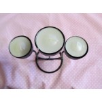 Metal Candle Stand with Tealights